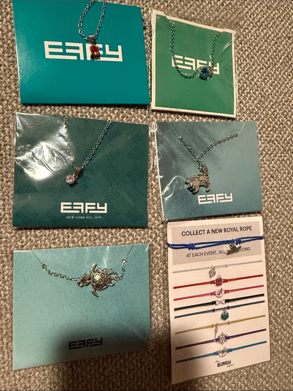 Effy PICK ONE Turtle, Rhinestone, eagle Pendant necklace or ship bracelet